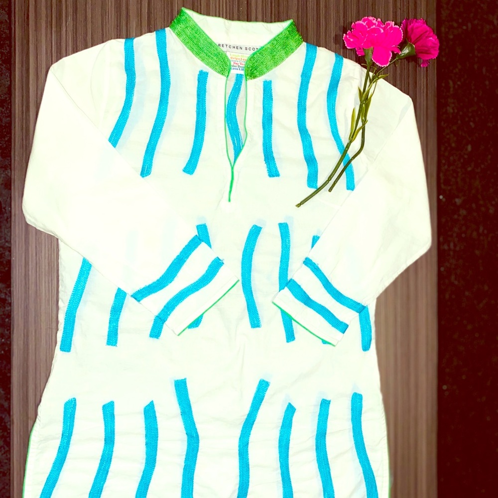 💐SPRING SALE! Gretchen Scott Stitched Cotton Top.